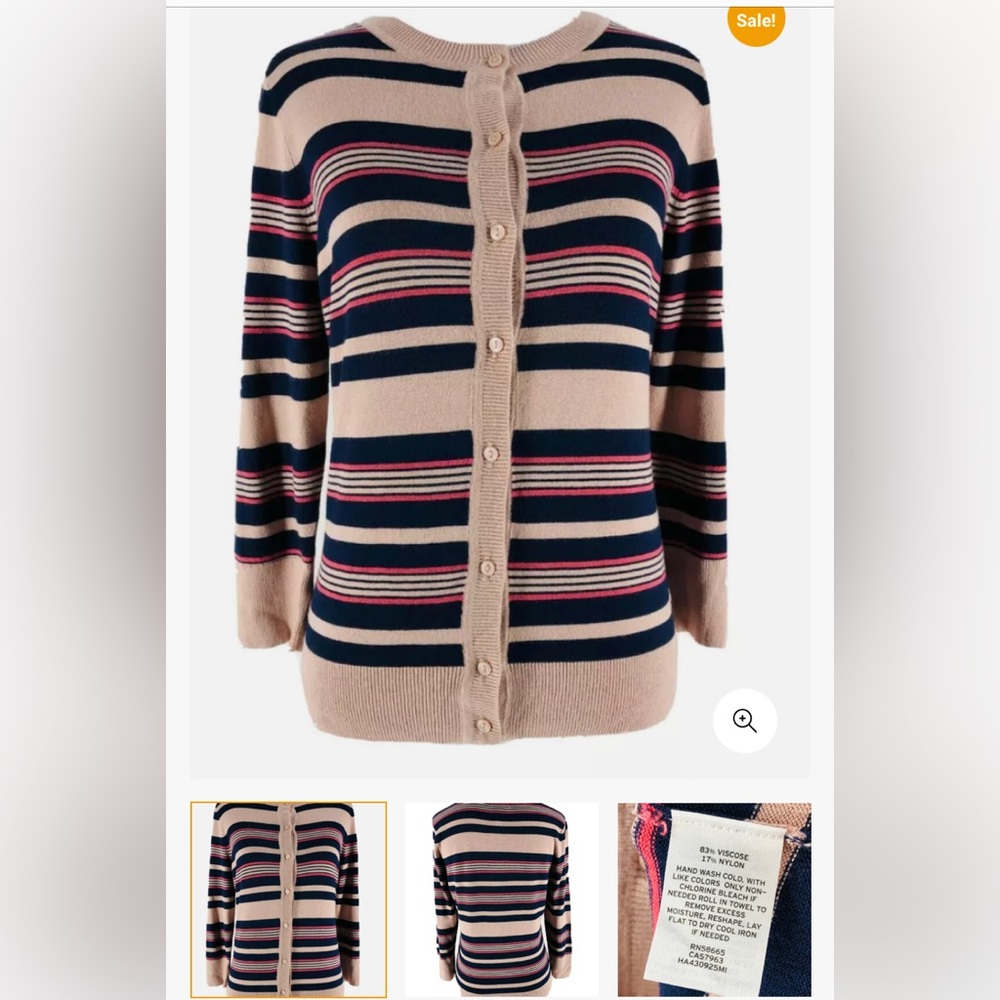 Halogen Women’s Long Sleeve Button Front Sweater